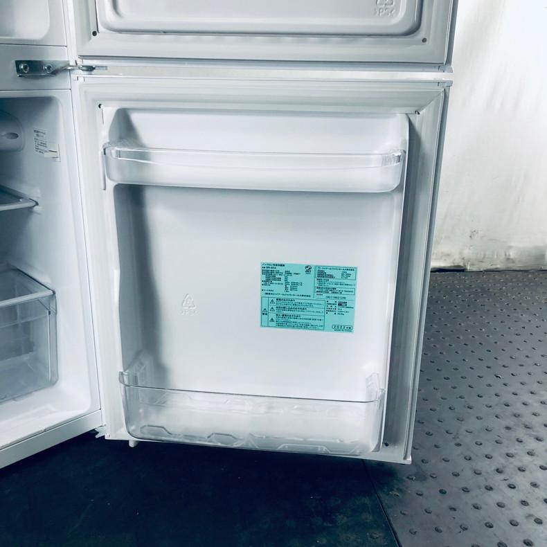 【中古】 ハイアール Haier 冷蔵庫 一人暮らし 2022年製 2ドア 85L ホワイト 直冷式 右開き BR-85A
