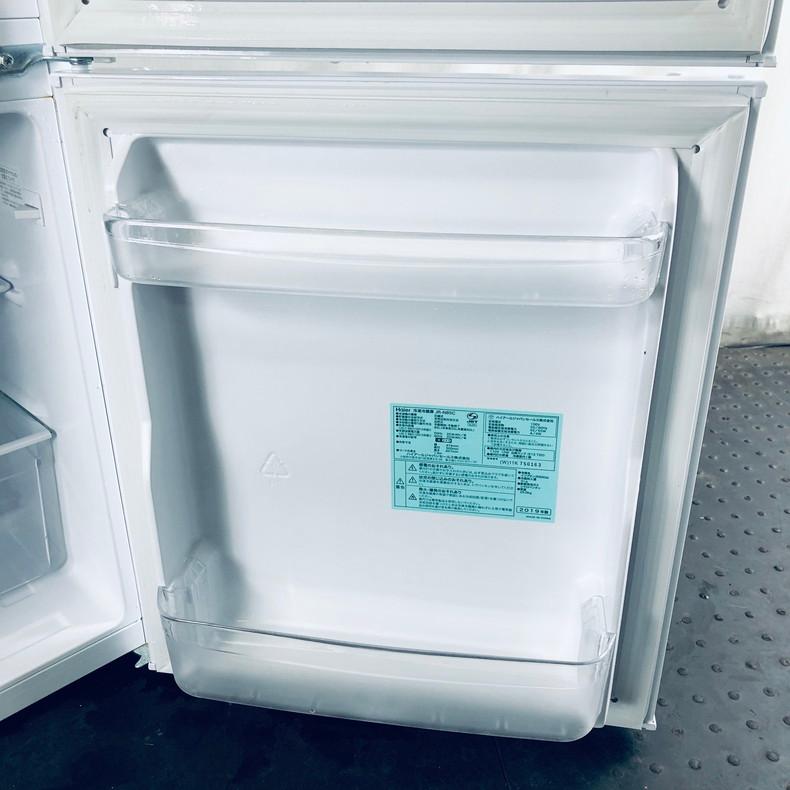 【中古】 ハイアール Haier 冷蔵庫 一人暮らし 2019年製 2ドア 85L ホワイト 直冷式 右開き JR-N85C｜11kaden-com｜04