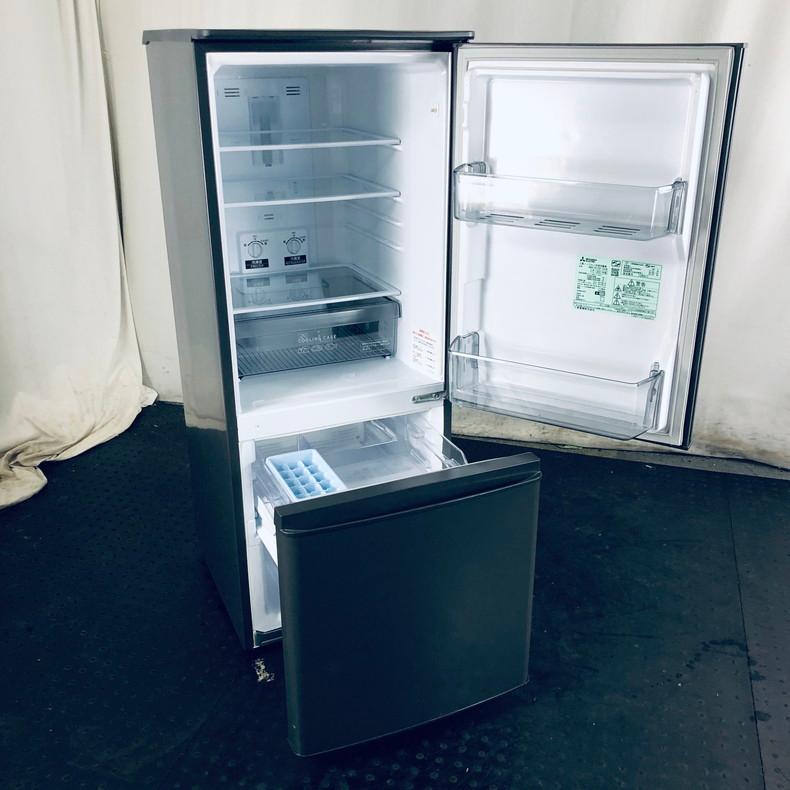 三菱 冷蔵庫 中古 MITSUBISHI MR-P15F-H 2021年製 2ドア 146L マット