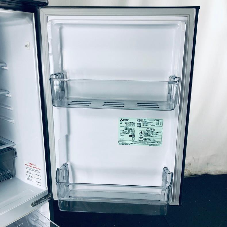 三菱 冷蔵庫 中古 MITSUBISHI MR-P15F-H 2021年製 2ドア 146L マット