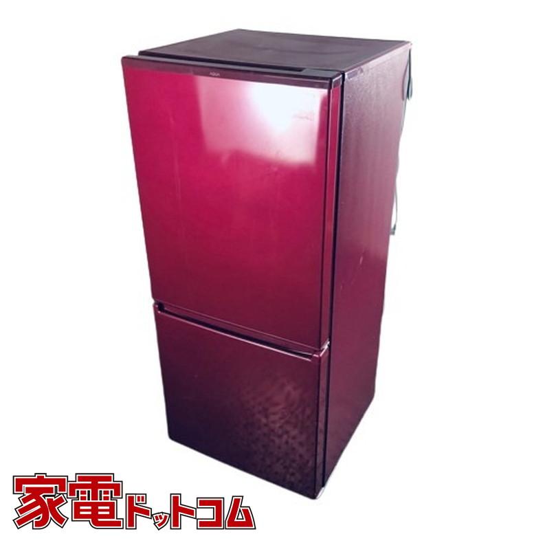 冷蔵庫 中古 アクア AQUA AQR-17J(R) 2020年製 2ドア 168L レッド  