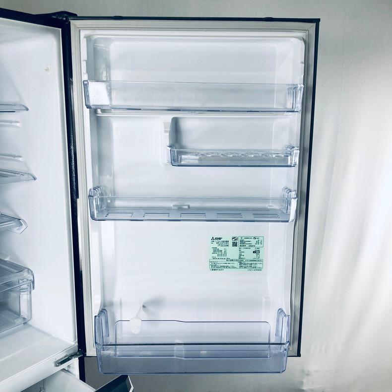 MITSUBISHI 3ドア 冷凍冷蔵庫 370L 2015年製 中古