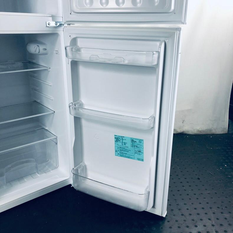 ◼️【中古品】ハイアール2ドア冷蔵庫 JR-N130A 2021年製