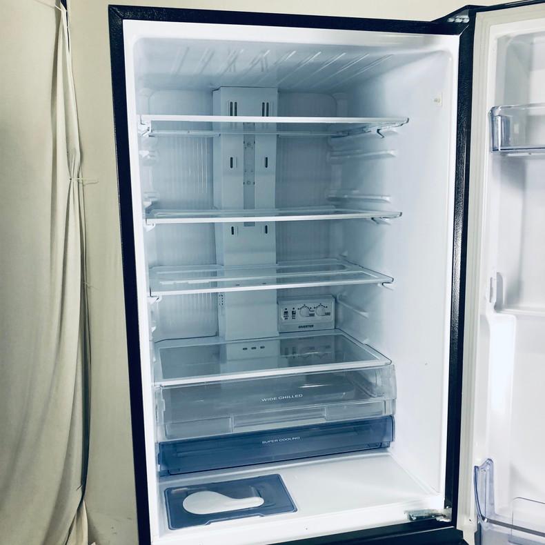 三菱 冷蔵庫 中古 MITSUBISHI MR-CX37C-BR 2018年製 3ドア 365L 三菱 冷蔵庫 中古 MITSUBISHI MR-CX37C-BR 2018年製 3ドア 365L