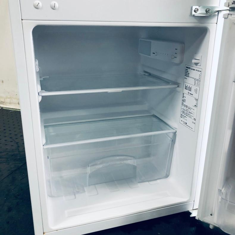 ○販売終了○冷蔵庫 2ドア 86L YAMAZEN 2021年製 中古品