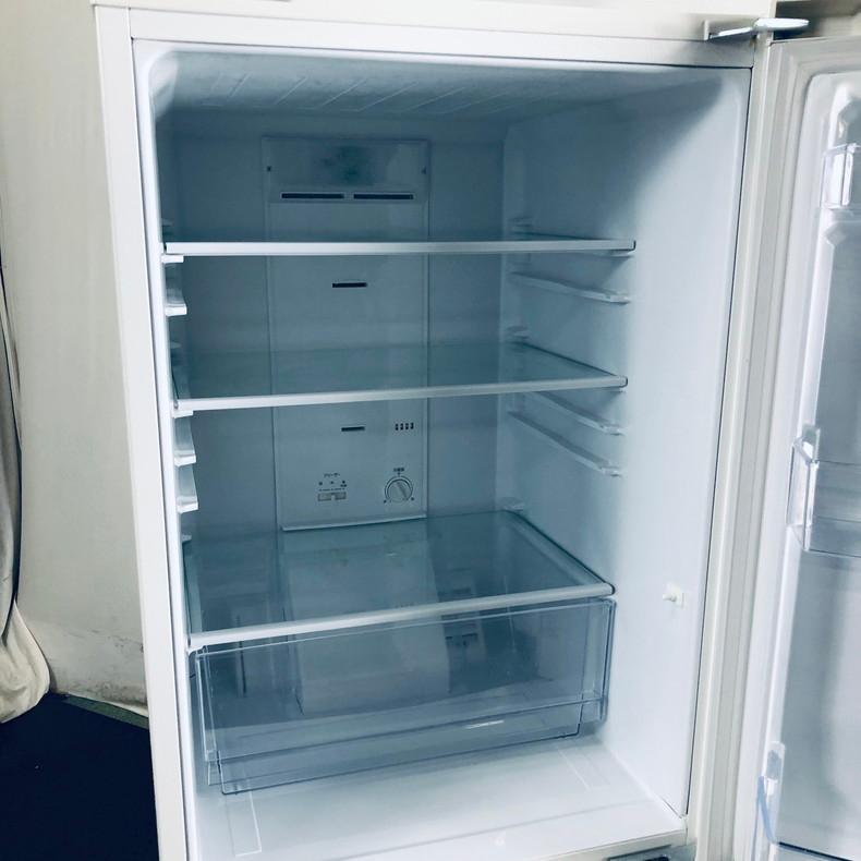 冷蔵庫 中古 アクア AQUA AQR-18H(W) 2018年製 2ドア 184L ホワイト  