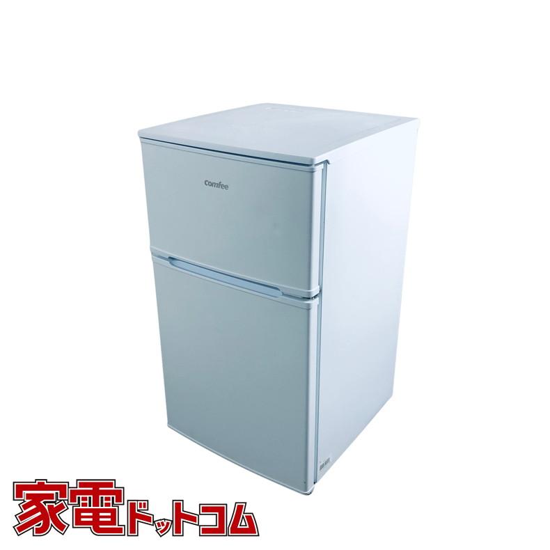 冷蔵庫 中古 comfee RCT90WH/E 2022年製 2ドア 90L ホワイト 直冷式 右  
