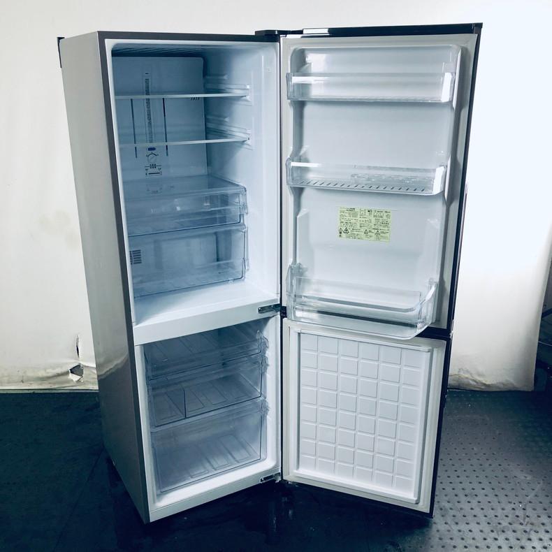 冷蔵庫 中古 シャープ SHARP SJ-PD27C-T 2017年製 2ドア 271L ブラウン 