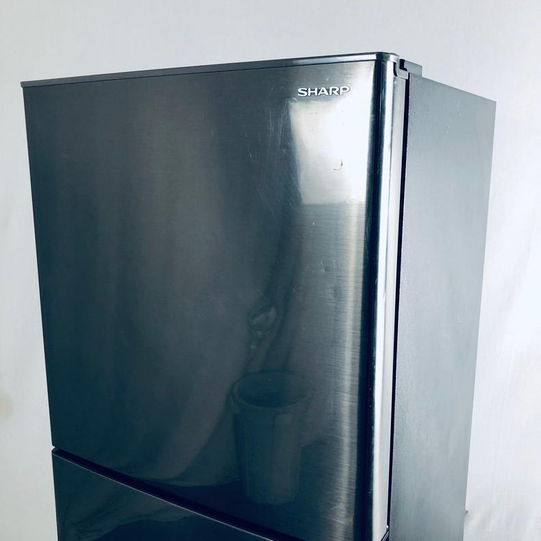 冷蔵庫 中古 シャープ SHARP SJ-D23F-S 2020年製 2ドア 225L シルバー 
