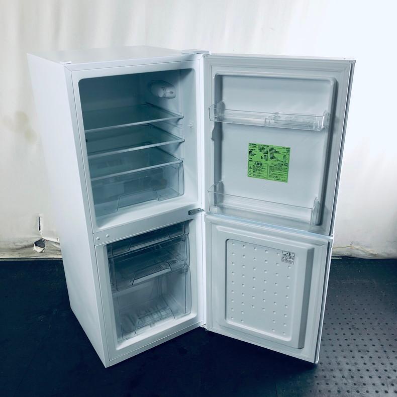 【　3ヵ月保証　】高年式　2023年製　アイリスオーヤマ　2ドア　冷蔵庫　IRSD-14A-W　動作良好　142L　ホワイト　右開き　IRIS OHYAMA 3ヵ月保証 】高年式 2023年製 アイリスオーヤマ 2ドア 冷蔵庫 IRSD-14A