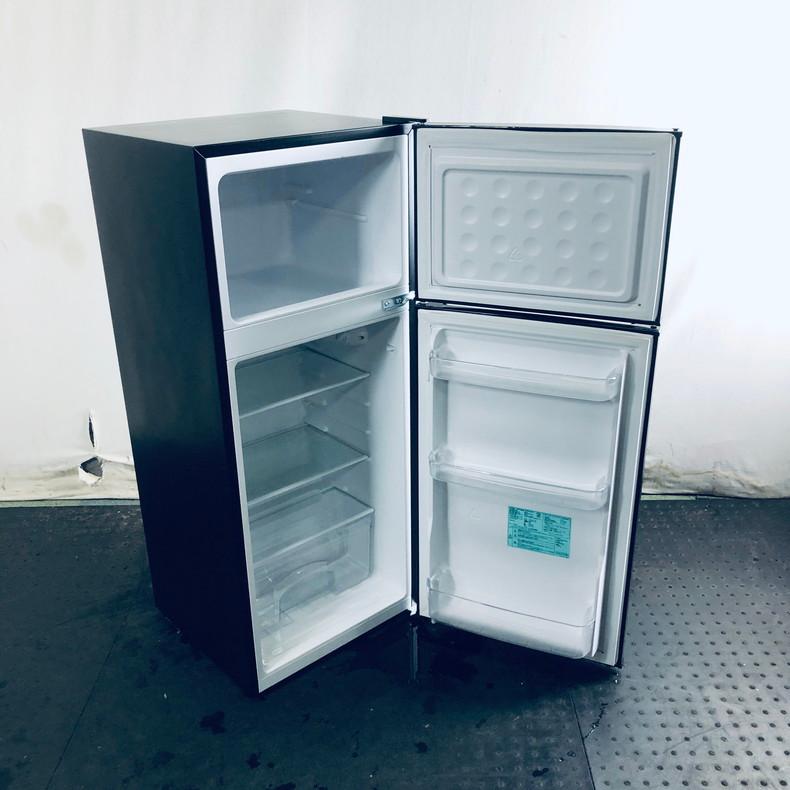 2020年製 ハイアール 130L 2ドア冷蔵庫（直冷式）ブラック【右開き】Haier JR-N130A 2020年製 ハイアール 130L 2ドア冷蔵庫（直冷式）ブラック【右開き