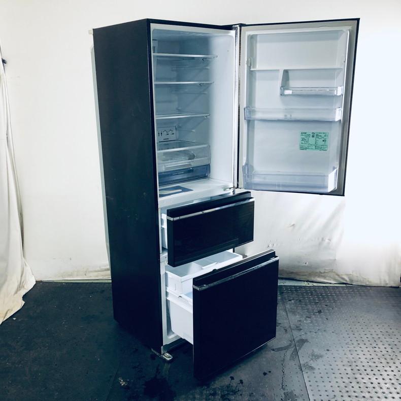 三菱 冷蔵庫 中古 MITSUBISHI MR-CX37A-BR 2017年製 3ドア 365L 三菱 冷蔵庫 中古 MITSUBISHI MR-CX37A-BR 2017年製 3ドア 365L