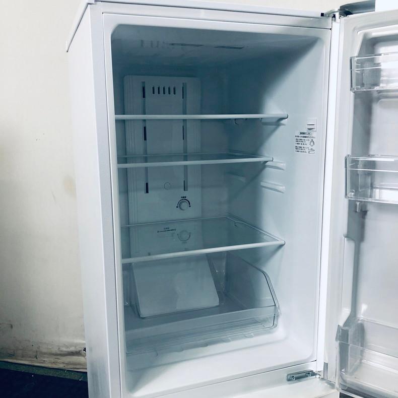 東芝 2ドア冷蔵庫 GR-P15BS(W) 2018年製 153L ホワイト