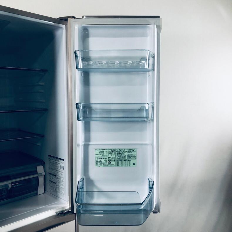 1年間保証付き！2017年製！HITACHI(日立) 6ドア冷蔵庫 R-XG4800H