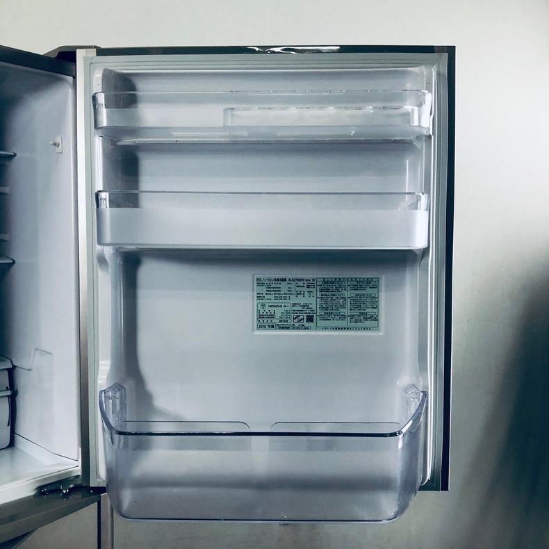 HITACHI 日立 ノンフロン3ドア冷蔵庫 R-S2700HV(XN) 265L クリスタル