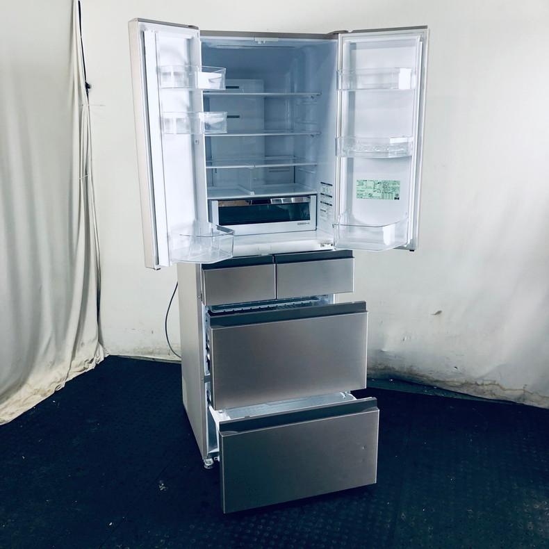 【美品】送料込み！★2022年★R-HW49S★日立　大型冷蔵庫！ 在庫処分 大型冷蔵庫 日立 R-HW49S(N) [ハーモニーシャンパン