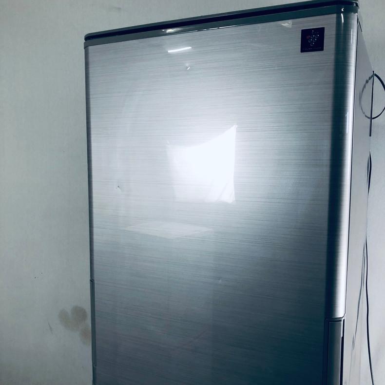 SHARP 冷蔵庫 中古 シャープ SJ-W412D-S 2018年製 5ドア 412L シルバー