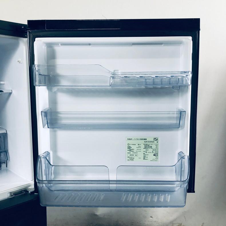 3ドア冷蔵庫 AQUA AQR-SV24H 2018年製