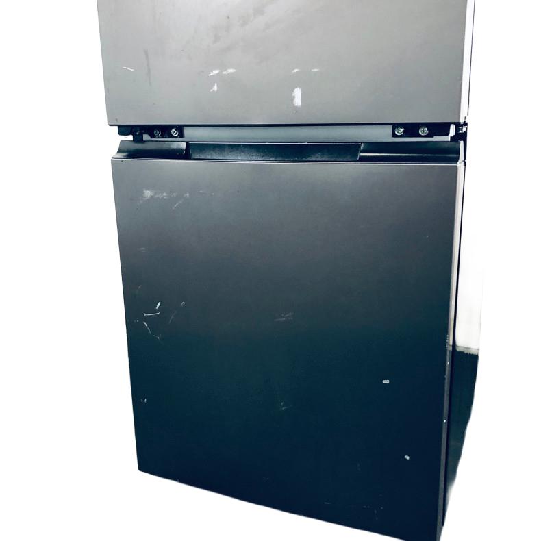冷蔵庫 中古 シャープ SHARP SJ-D15J-H 2022年製 2ドア 152L グレー ファン式 両方開き 一人暮らし 大きめの画像