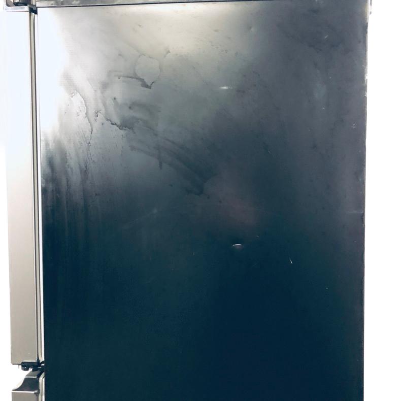 冷蔵庫 中古 シャープ SHARP SJ-D15J-H 2022年製 2ドア 152L グレー ファン式 両方開き 一人暮らし 大きめの画像