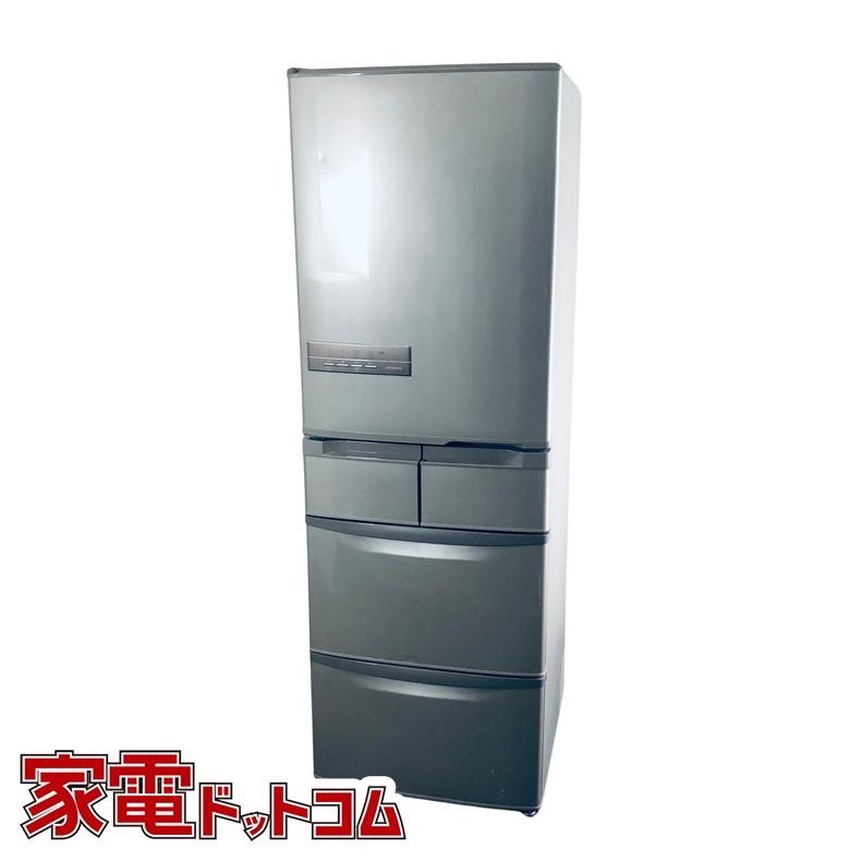 （美品）2021年製HITACHI冷蔵庫401L左開き R-K40RJL 日立 冷蔵庫 中古 HITACHI R-K40RJL(T) 2021年製 5ドア 401L