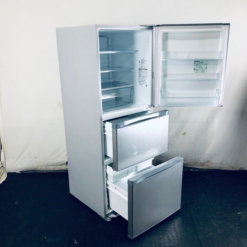 TOSHIBA 冷蔵庫 中古 東芝 GR-M33S(S) 2018年製 3ドア 330L