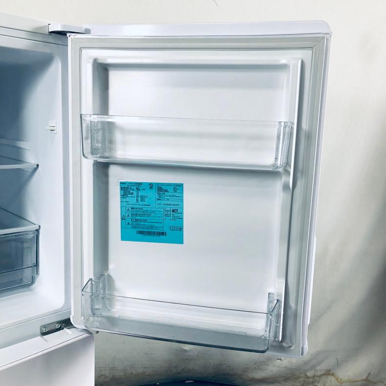 冷蔵庫 中古 ハイアール Haier JR-NF148CK(W) 2022年製 2ドア 148L