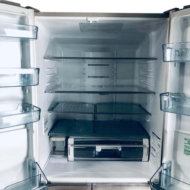 日立（HITACHI） 冷蔵庫 中古 HITACHI R-XG4800H(XN) 2018年製 6ドア