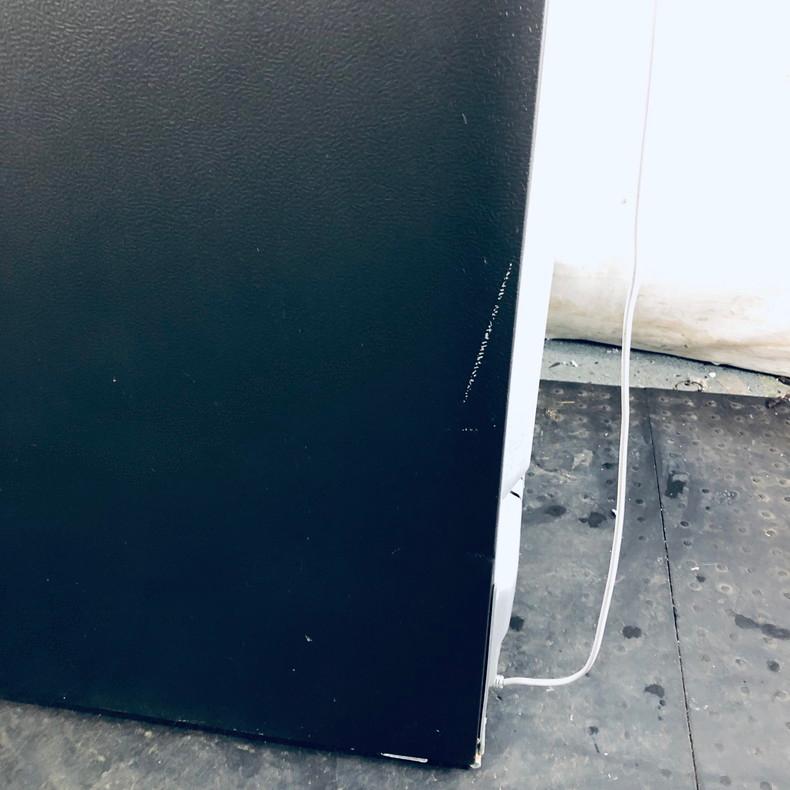 ID:rg221148 ハイアール Haier 冷蔵庫 一人暮らし 中古 2023年製 2ドア 148L ブラック ファン式 右開き JR-NF148CK(K)  【リユース品：状態C】【送料無料】【設置費用無料】 冷蔵庫 中古 ハイアール Haier JR-NF148CK(K) 2023年製 2ドア 148L
