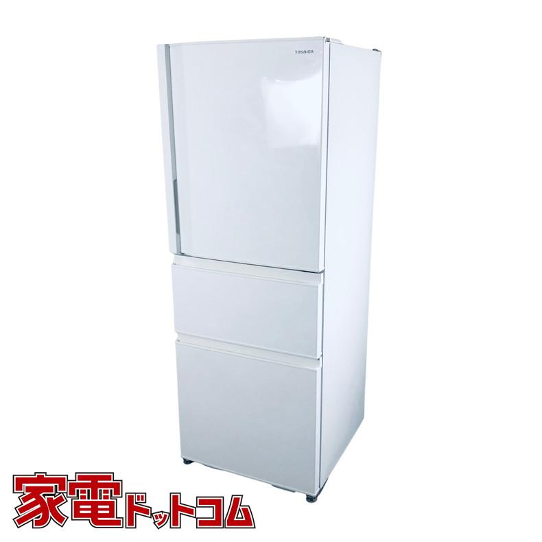 2021年製 東芝 3ドア冷蔵庫 GR-S33SC(WT) 326L TOSHIBA（東芝） 冷蔵庫 中古 TOSHIBA GR-S33SC(WT) 2021年製 3ドア