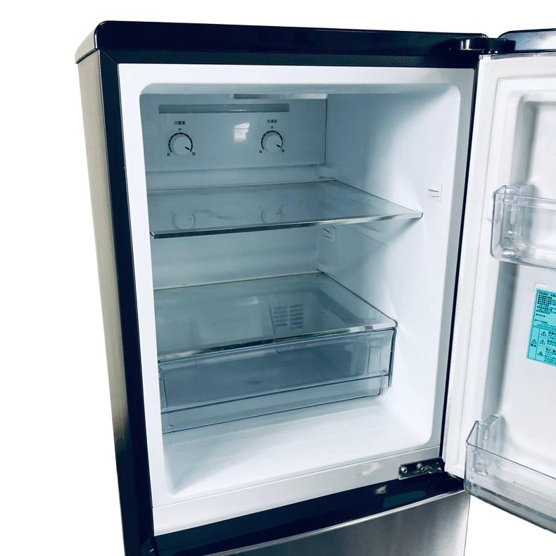 冷蔵庫 中古 ハイアール Haier JR-XP2NF148E(XK) 2018年製 2ドア 148L