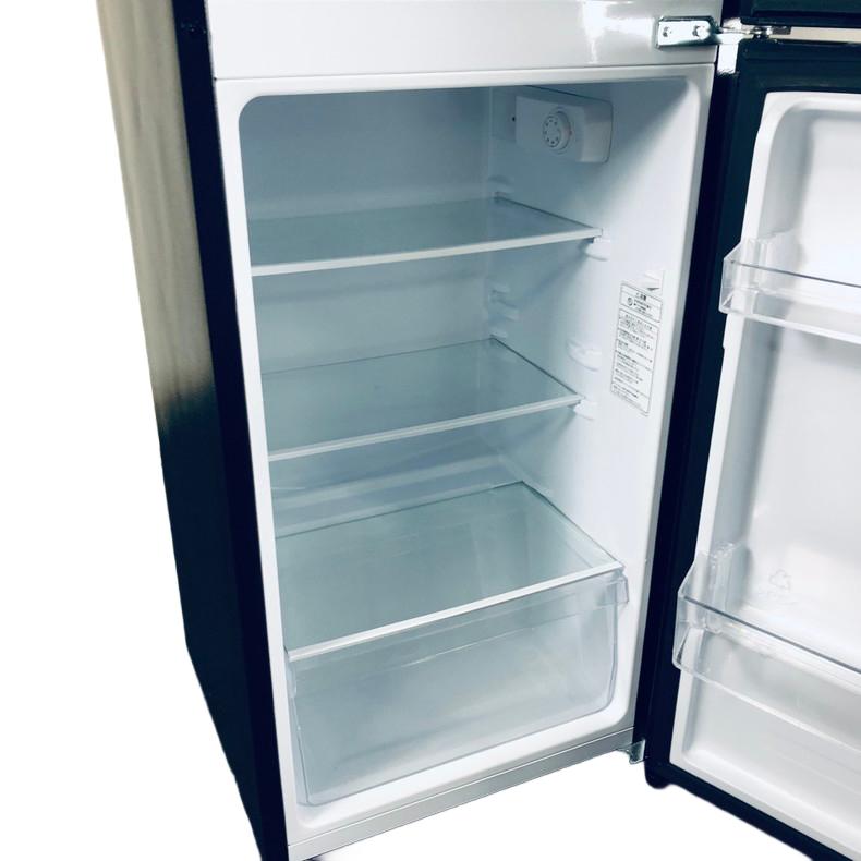 【中古】 【自社配送エリア内限定】 ハイセンス Hisense 冷蔵庫 2024年製 2ドア 124L ブラック 直冷式 右開き HR-K12HB 一人暮らし 奥行60cm以下 送料無料 設置無料 地域限定 埼玉 東京 千葉 神奈川 RANK_B 冷蔵庫 中古 ハイセンス Hisense HR-K12HB 2024年製 2ドア 124L