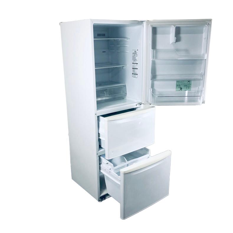 ID:rd24359 【自社配送エリア内限定】パナソニック Panasonic 冷蔵庫 ファミリー 中古 2019年製 3ドア 335L ゴールド ファン式 右開き NR-C340C-N  【リユース品：状態B】【送料無料】【設置費用無料】 Panasonic（パナソニック） 冷蔵庫 中古 Panasonic NR-C340C-N 2019年