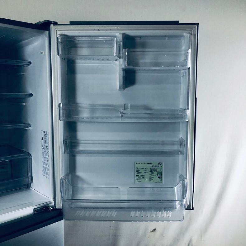AQUA（アクア） 冷蔵庫 中古 AQUA AQR-361F(S) 2017年製 4ドア 355L