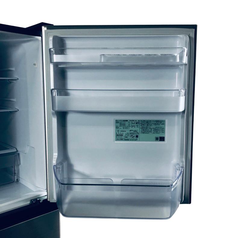 【ほぼ未使用】 冷蔵庫 3ドア 265L R-27SV　2023年製 右開き 日立（HITACHI） 冷蔵庫 中古 HITACHI R-27SV(N) 2023年製 3ドア 265L