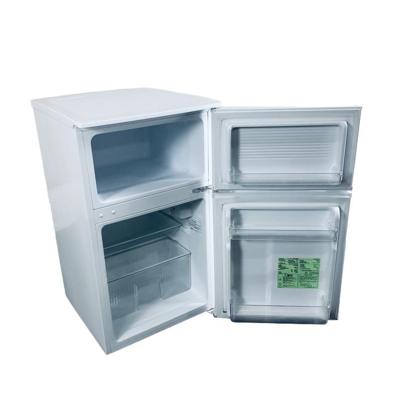 冷蔵庫 中古 comfee RCT90WH/E 2024年製 2ドア 90L ホワイト 直冷式 右