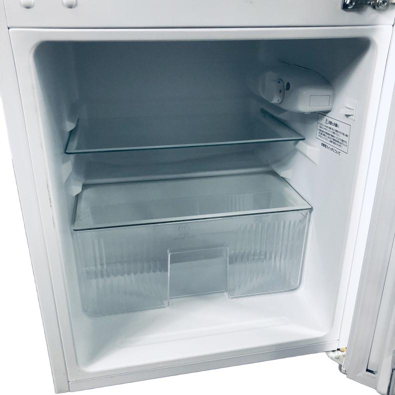 冷蔵庫 中古 comfee RCT90WH/E 2024年製 2ドア 90L ホワイト 直冷式 右