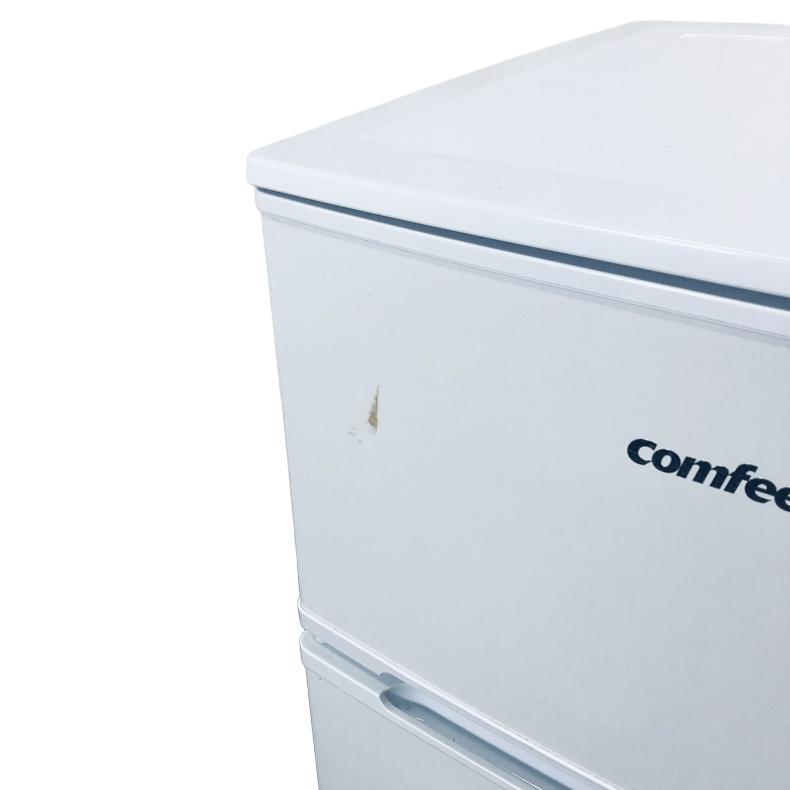 冷蔵庫 中古 comfee RCT90WH/E 2024年製 2ドア 90L ホワイト 直冷式 右