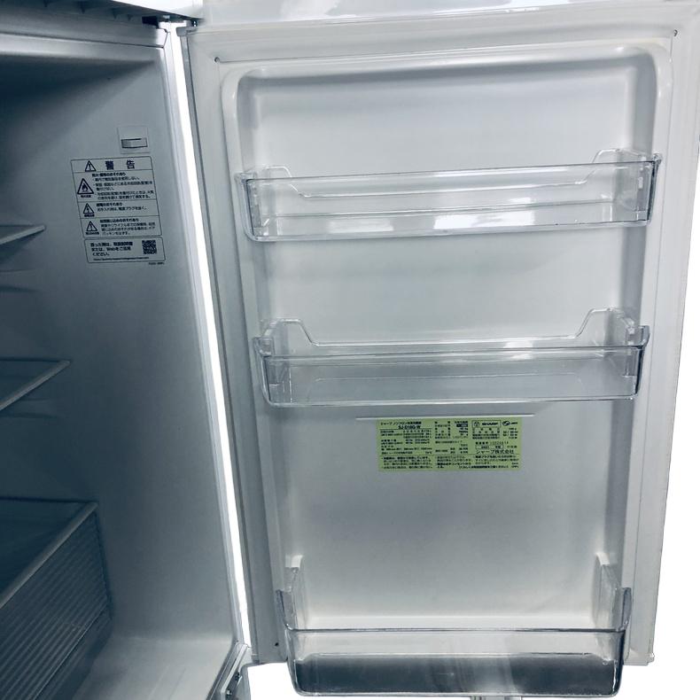 【美品】2021年製 SHARP 冷蔵庫SJ-D18G-W 179ℓ 2ドア SHARP（シャープ） 冷蔵庫 中古 SHARP SJ-D18G-W 2021年製 2ドア 179L