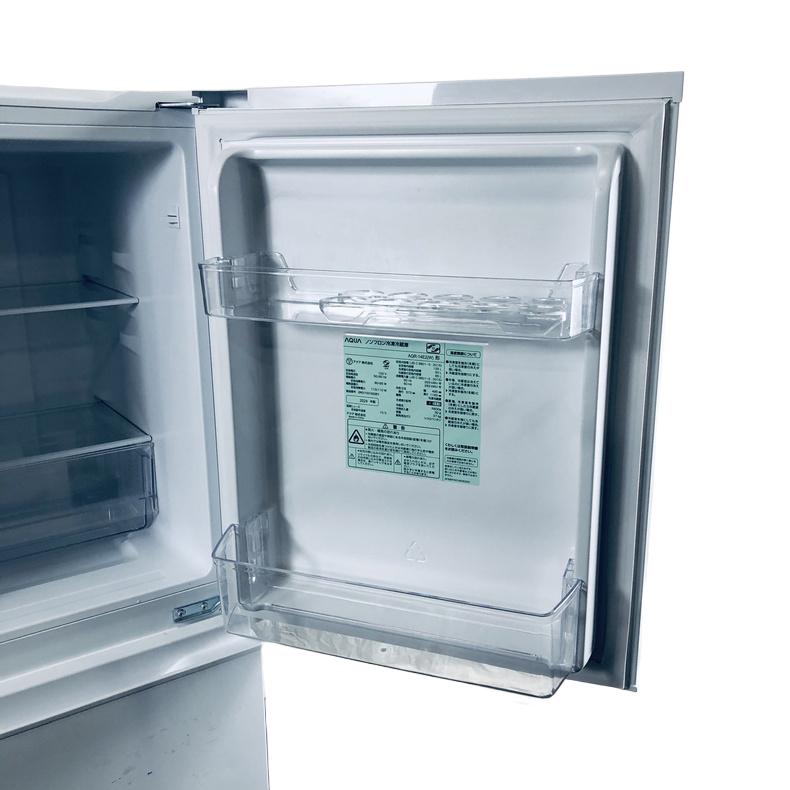 高年式!2022年製! 準未使用品 AQUA/アクア 2ドア 冷蔵庫 135L 耐熱天板 右開き AQR-14E2-W ホワイト 中古家電 店頭引取歓迎 R8983 AQUA（アクア） 冷蔵庫 中古 AQUA AQR-14E2(W) 2024年製 2ドア 135L