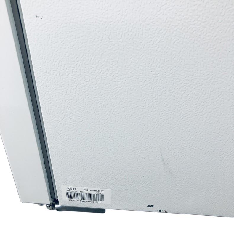 冷蔵庫 中古 comfee RCT128WH1JP(E) 2026年製 2ドア 132L ホワイト 直