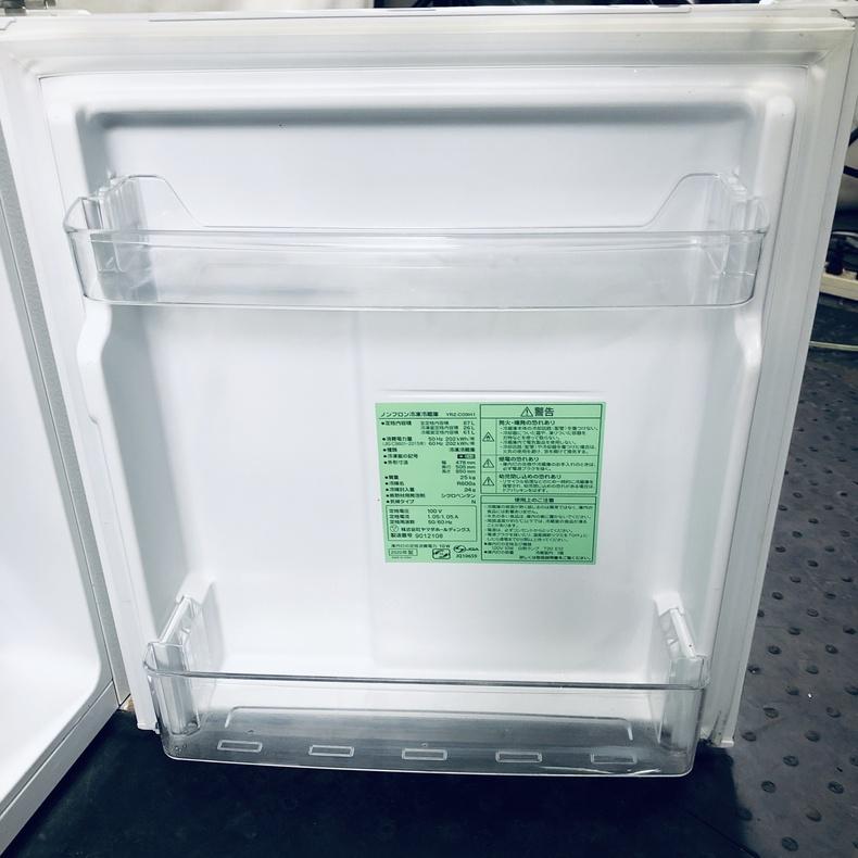 冷蔵庫 中古 ヤマダ電機 YAMADA YRZ-C09H1 2020年製 2ドア 87L