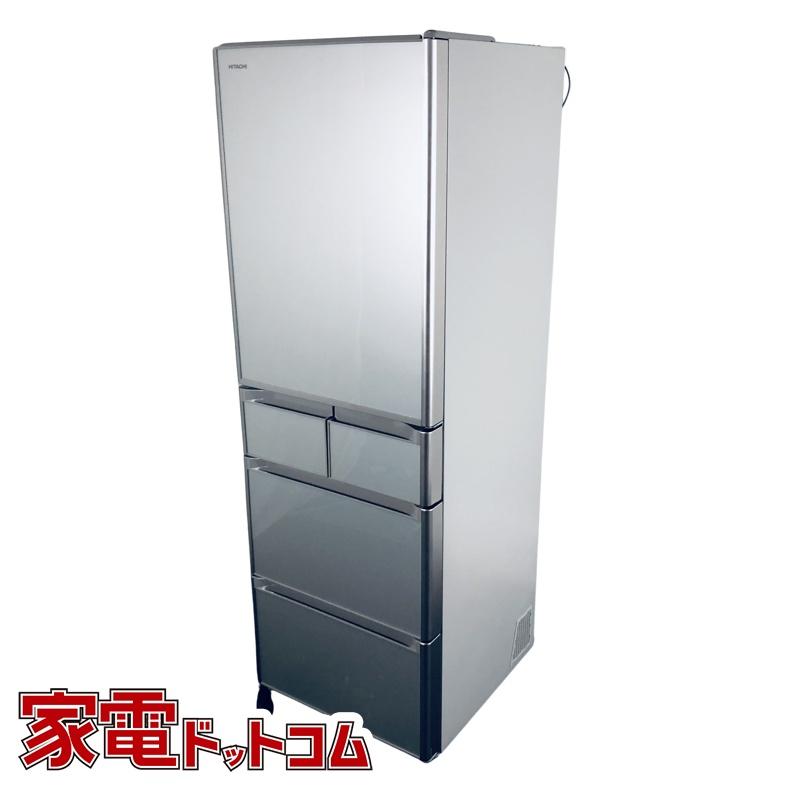 ID:rg220945 【自社配送エリア内限定】日立 HITACHI 冷蔵庫 ファミリー 中古 2018年製 5ドア 401L ネイビー ファン式 右開き R-S4000H(XN)  【リユース品：状態B】【送料無料】【設置費用無料】 日立（HITACHI） 冷蔵庫 中古 HITACHI R-S4000H-XN 2018年製 5ドア