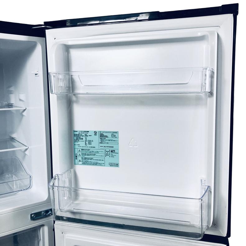冷蔵庫 中古 ハイアール Haier JR-NF121NJ-K 2023年製 2ドア 121L