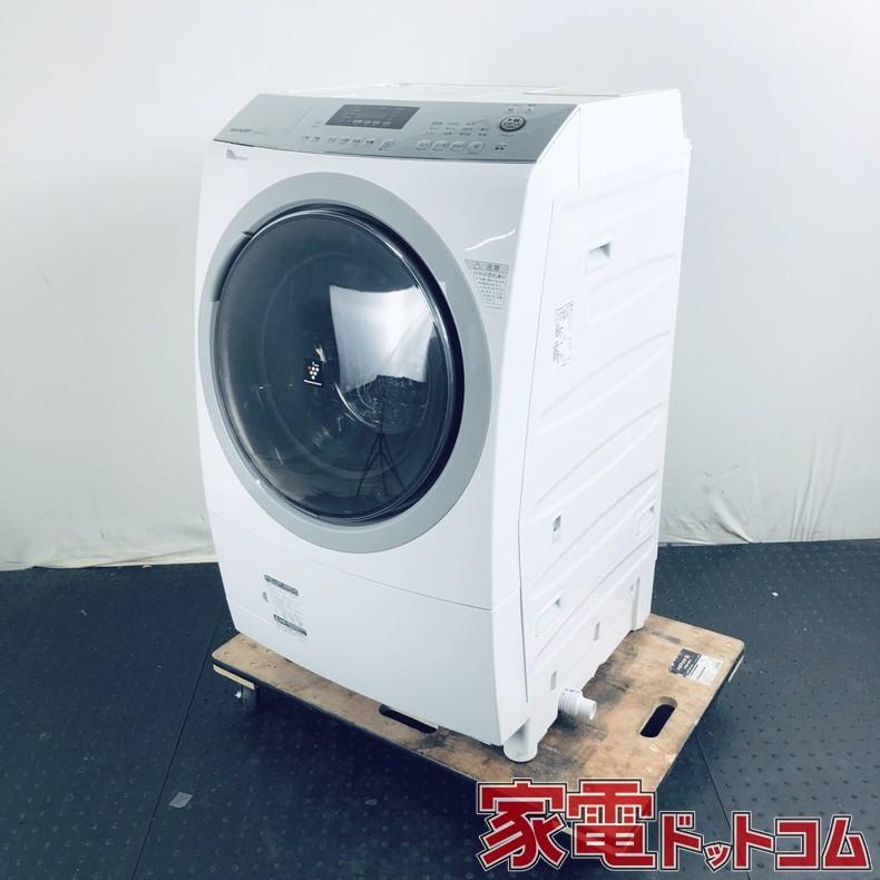 洗濯機 ドラム式 ファミリー 中古 15年製 シャープ Sharp ドラム式洗濯機 中古 10 Kg 6 0kg シルバー 右開き ドラム 乾燥機能 付き Es 10 Sr Sa512 家電ドットコム 通販 Yahoo ショッピング