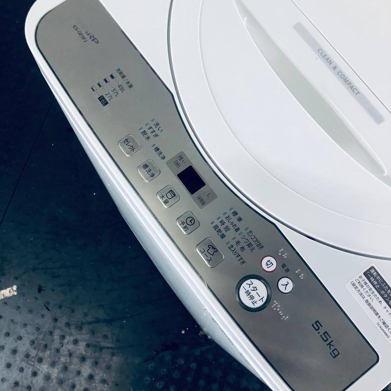 シャープ 全自動洗濯機 ES-GE5FJ 2021年製
