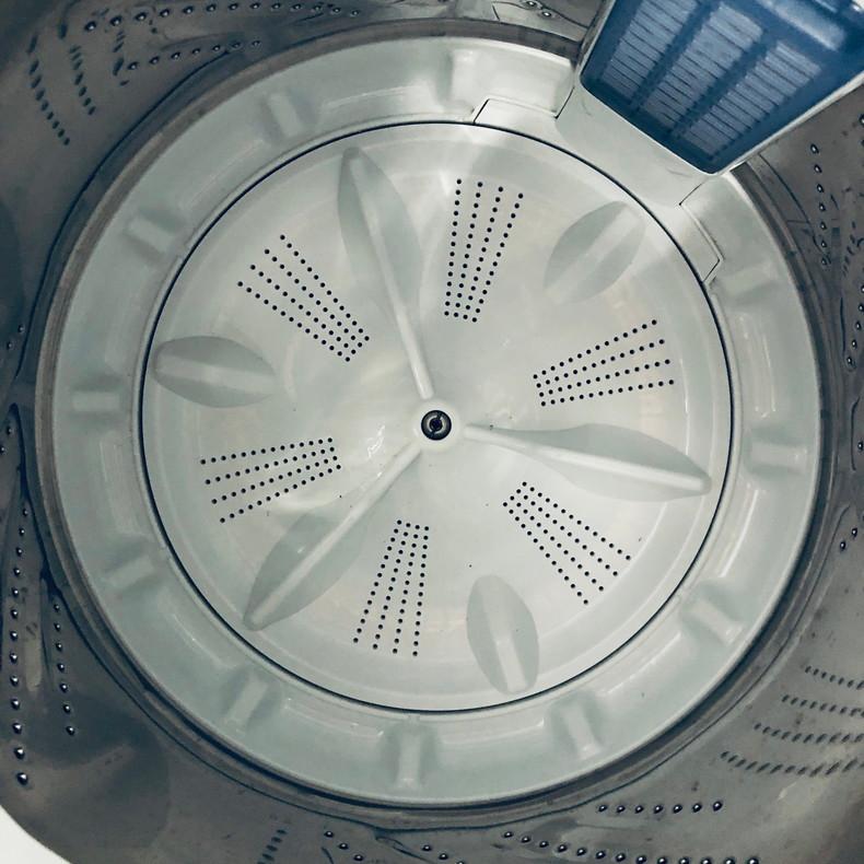 【中古】 パナソニック Panasonic 洗濯機 一人暮らし 2019年製 全自動洗濯機 5.0kg シルバー 送風 乾燥機能付き NA-F50B13｜11kaden-com｜04