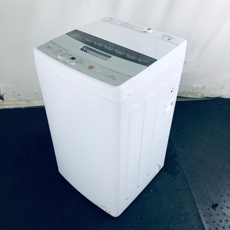 AQUA 洗濯機 中古 アクア AQW-S4M(W) 2022年製 全自動 4.5kg