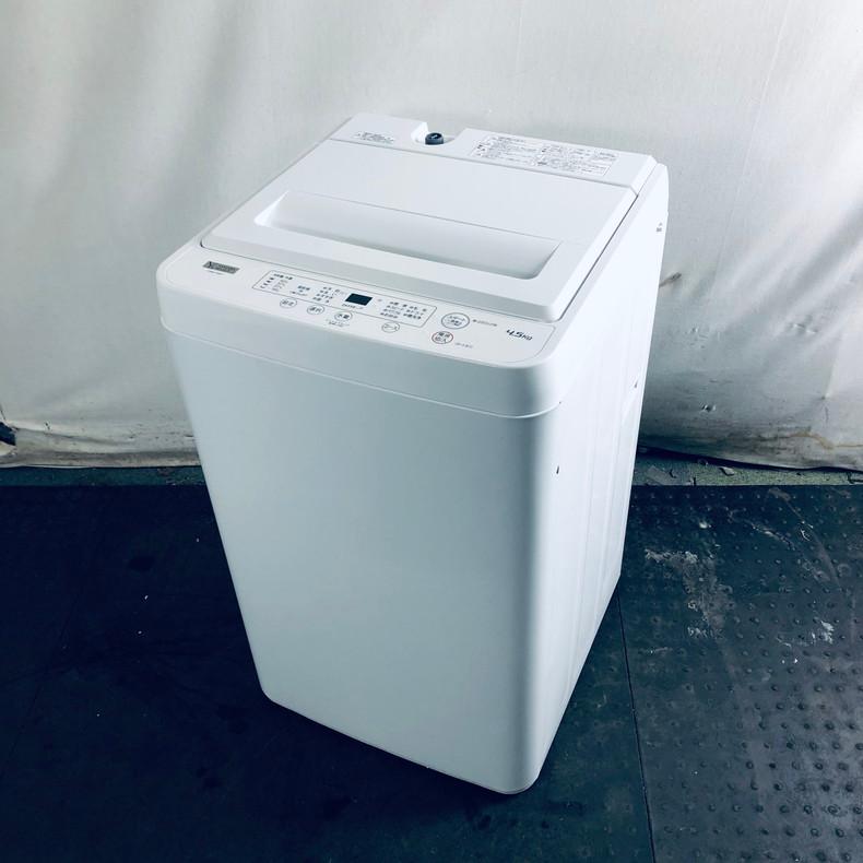 YAMADA 全自動洗濯機 ステンレス槽 4.5kg 2023年製 YWM-T45H1
