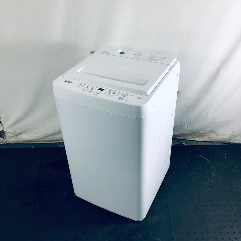 ★洗濯機 ﾔﾏﾀﾞ YWM-T45H1 2022 ※動作チェック済み 洗濯機 中古 ヤマダ電機 YAMADA YWM-T45H1 2022年製 4.5kg ホワイト